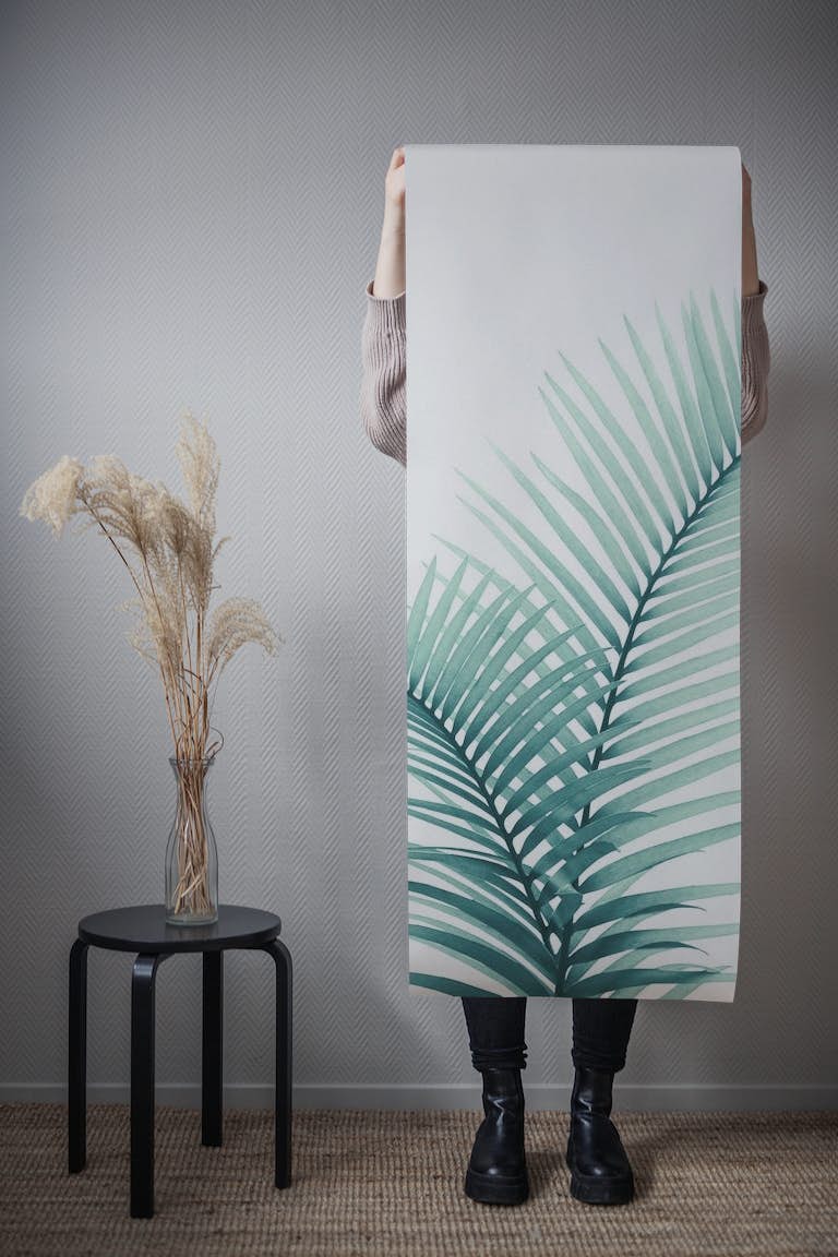 Intertwined Palm Leaves 3 behang roll