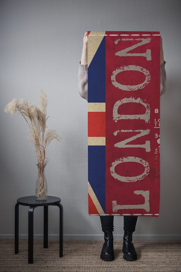 Union Jack London Mix wallpaper roll