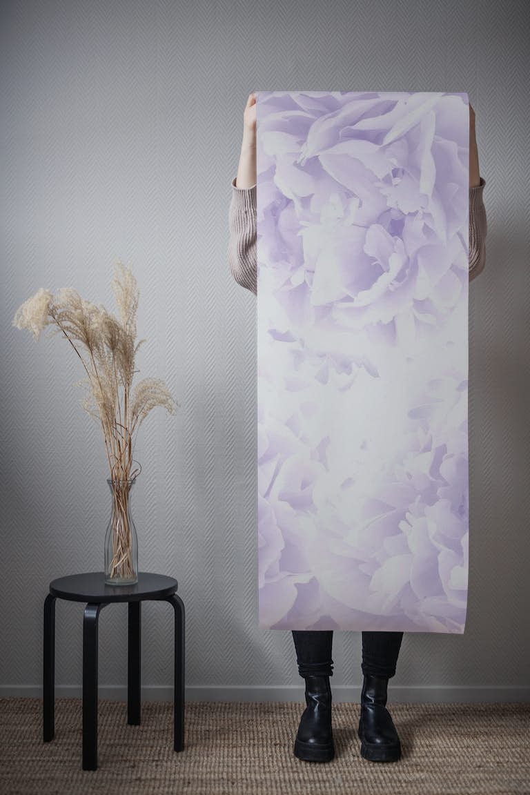 Soft Lavender Peonies Dream 1 wallpaper roll