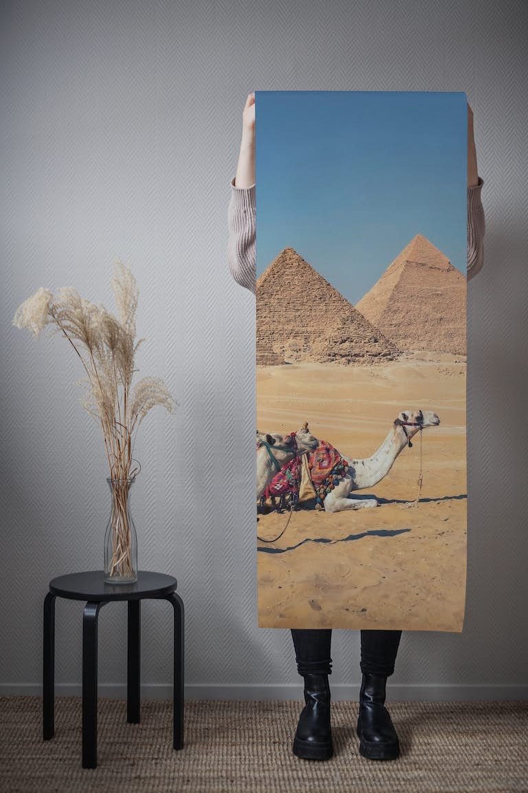 Giza Pyramids wallpaper roll
