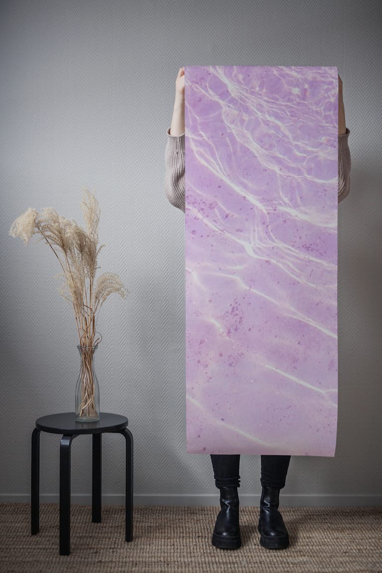 Soft Purple Pink Ocean Dream 1 wallpaper roll