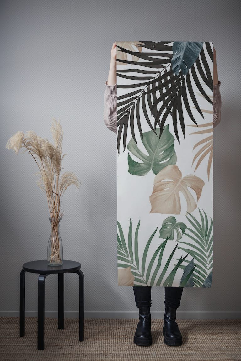 Tropical Jungle Leaves 13b wallpaper roll