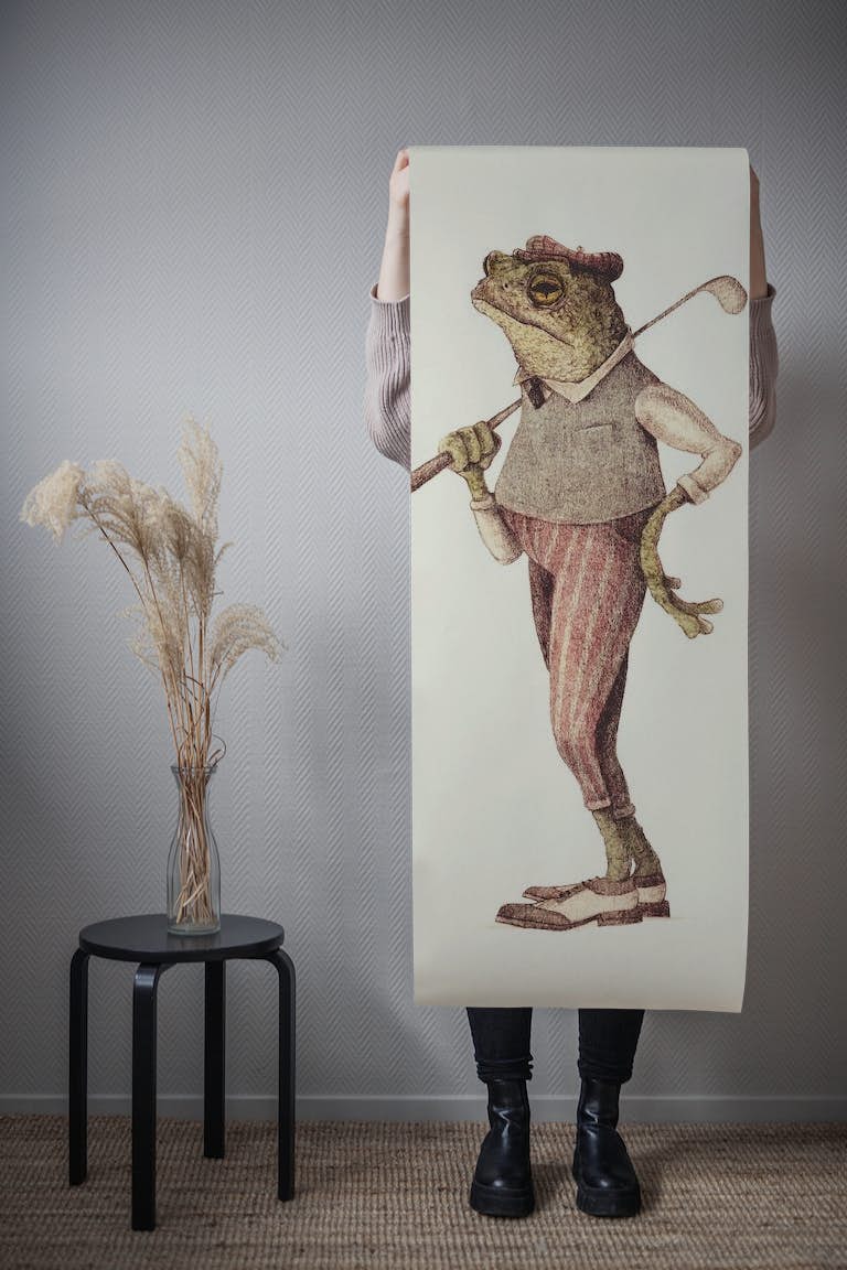 Frog Swing II wallpaper roll