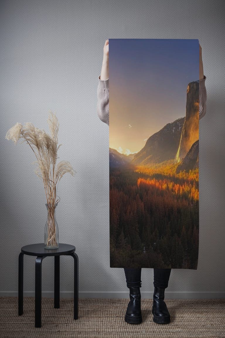 Yosemite Firefall wallpaper roll