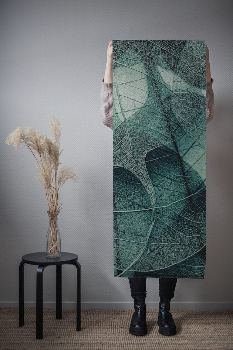 Leaves Green Abstract tapeta roll