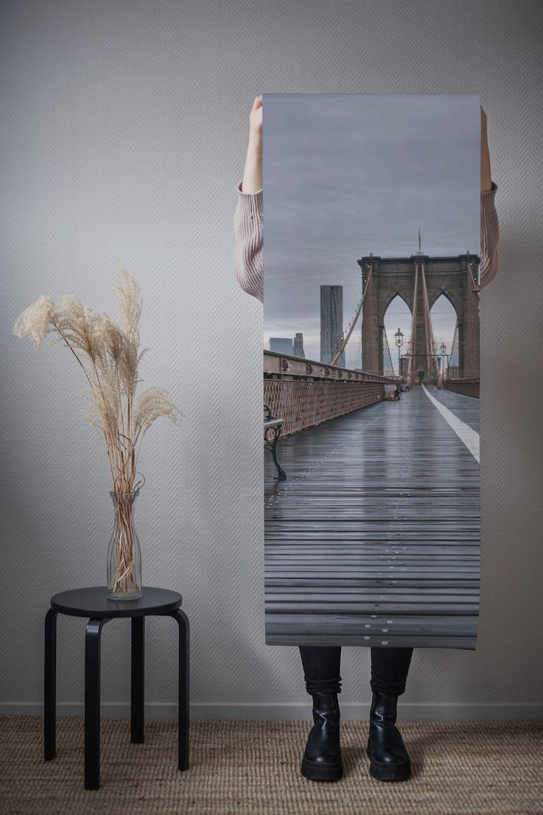 Brooklyn Bridge Walkway wallpaper roll