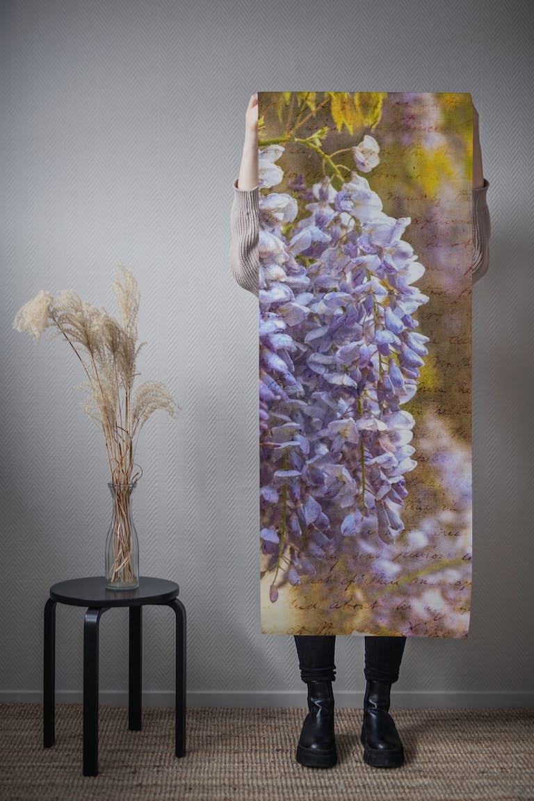 Wisteria Blooms tapet roll