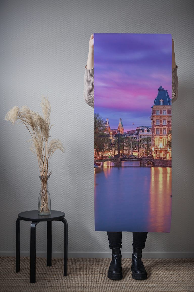 Amsterdam's Evening Serenade wallpaper roll