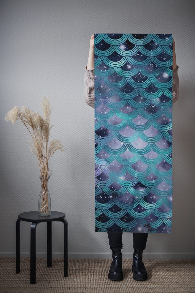 Nebula Dream Mermaid Scales 1 wallpaper roll