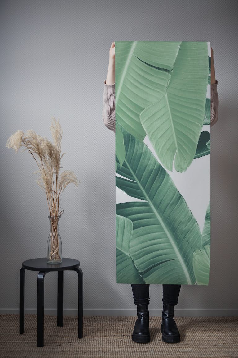 Tropical Banana Leaves Jungle 4b papel pintado roll