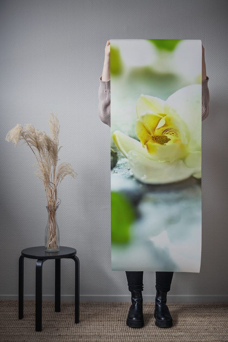 Zen Orchid wallpaper roll