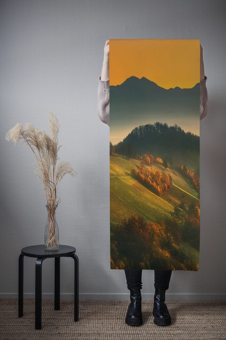 Slovenian autumn wallpaper roll