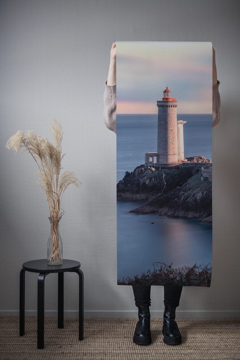 French Brittany Lighthouse carta da parati roll