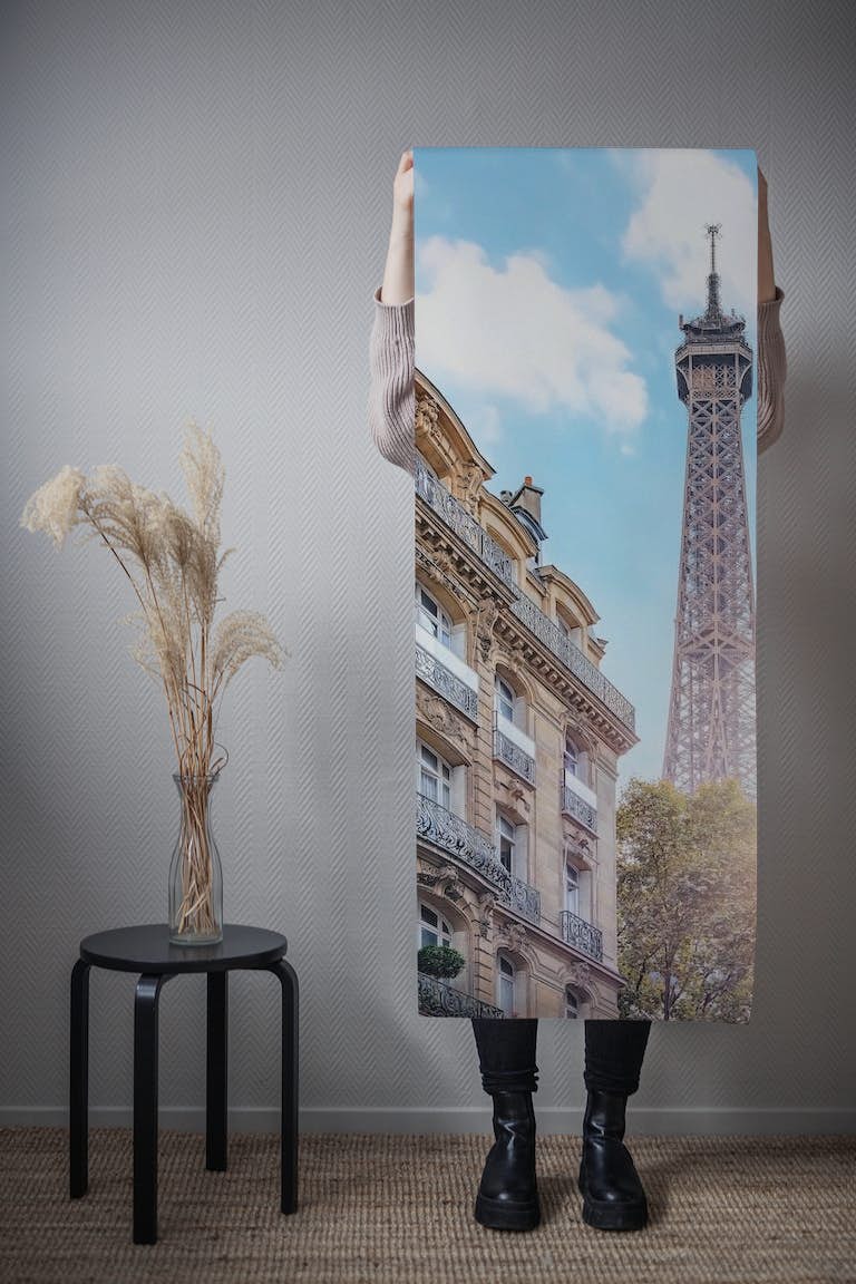 Sunlight In Paris City wallpaper roll