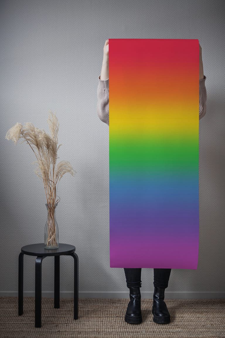 Rainbow Gradient 2 behang roll