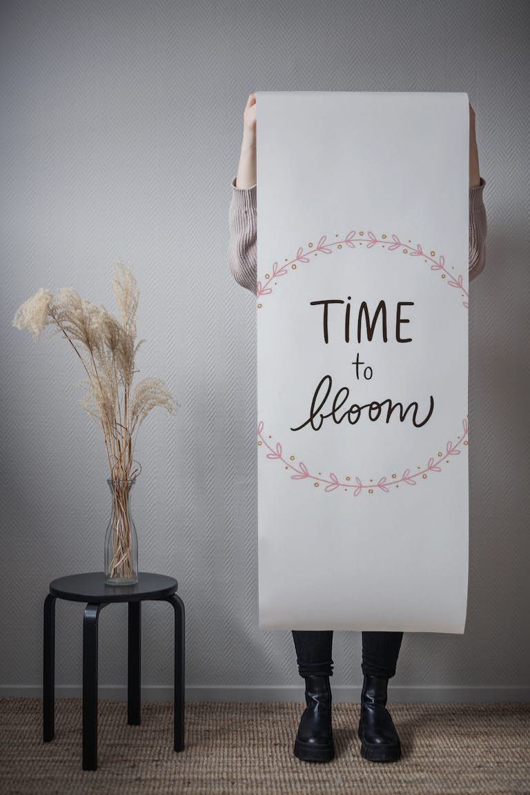 Time To Bloom papel de parede roll