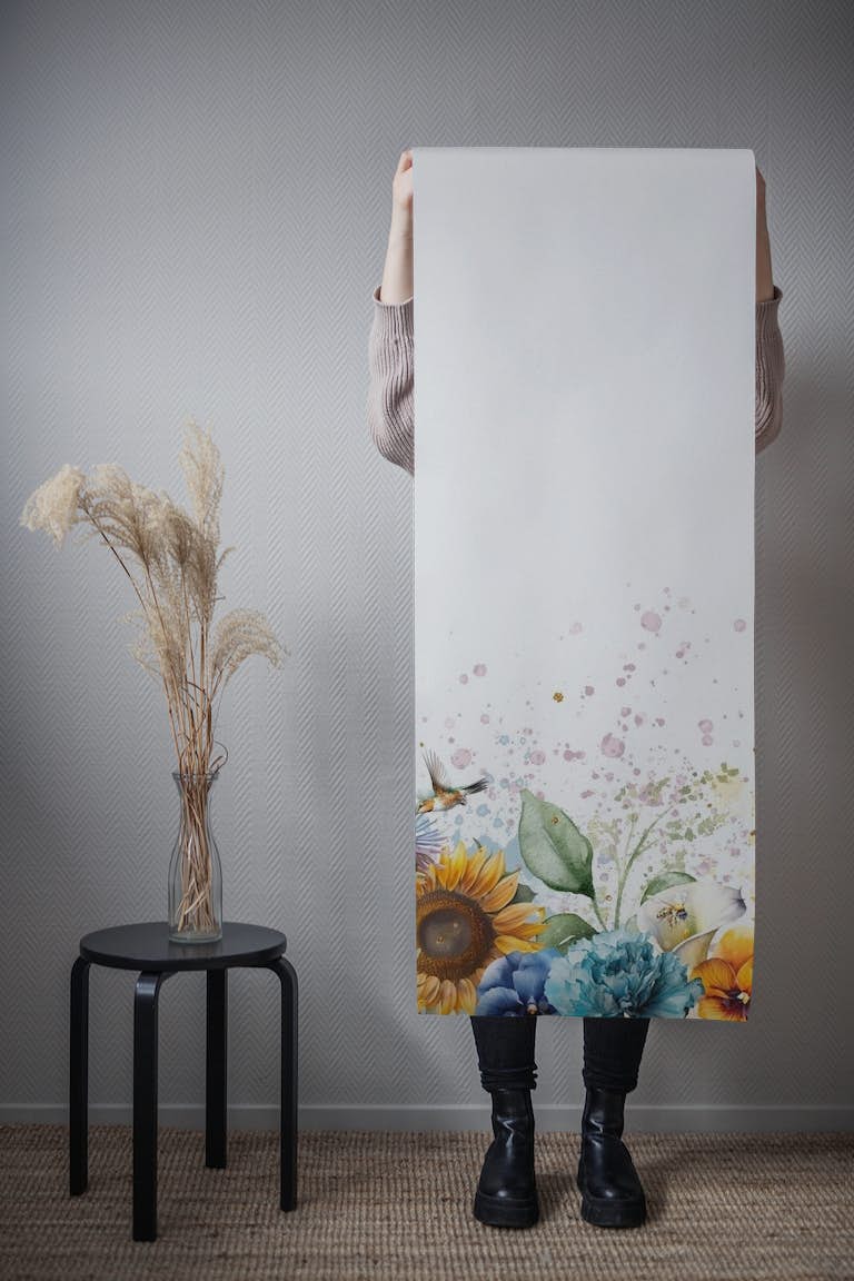 Flower dream wallpaper roll