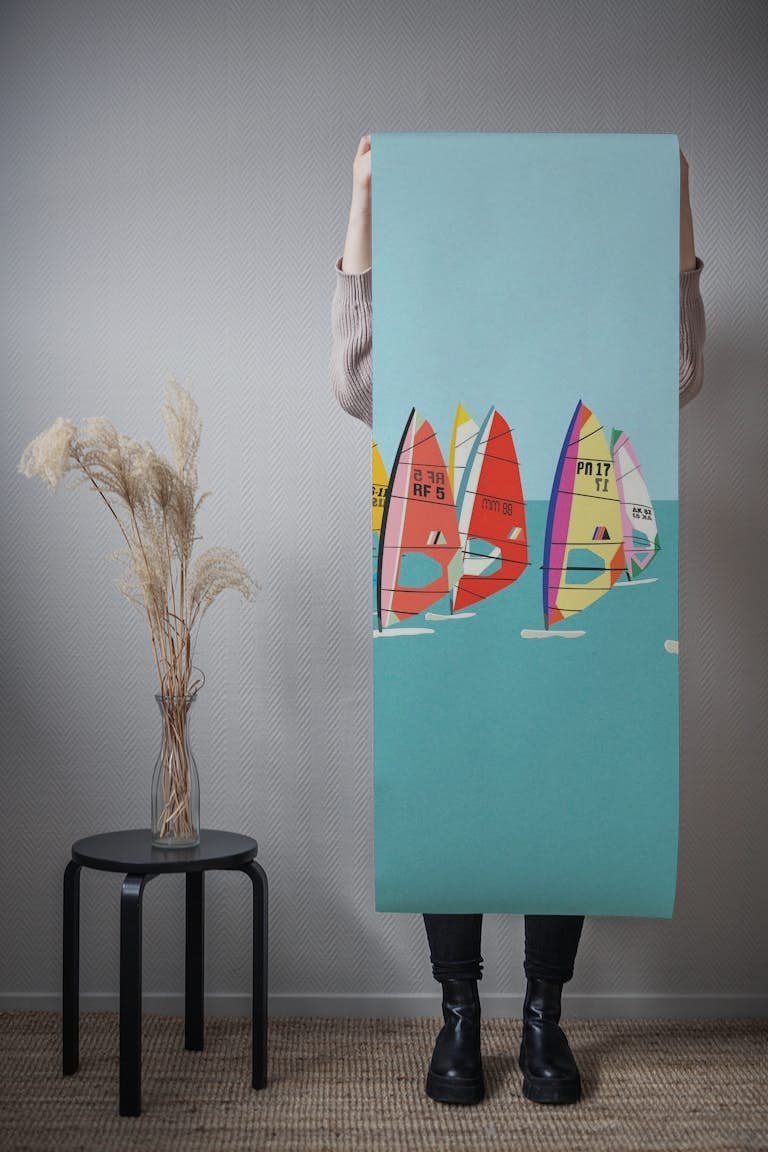 Baltic Sea Windsurfing wallpaper roll