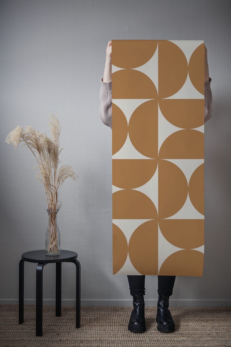 Bauhaus Object Composition wallpaper roll