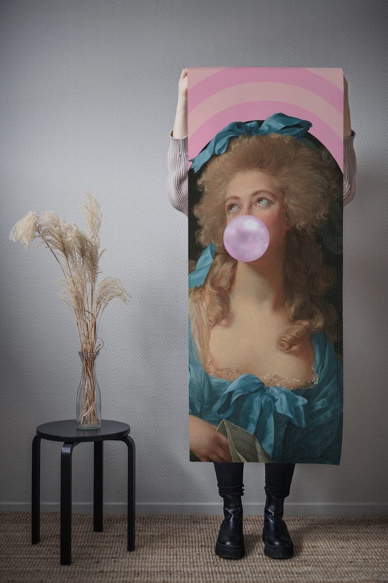 Madame Bubble-Gum Pink papiers peint roll