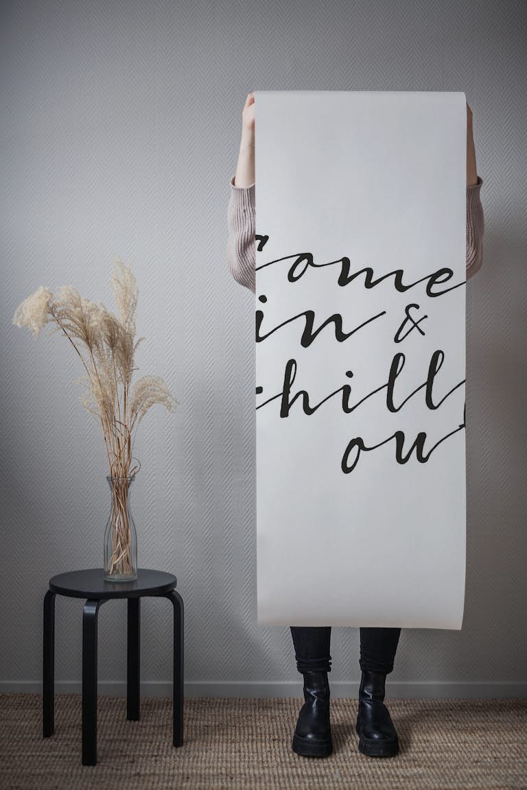Chill out papel pintado roll