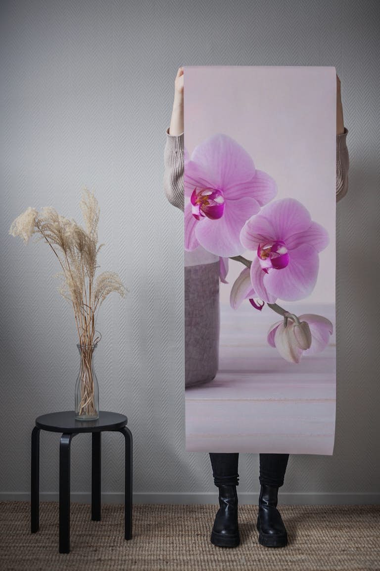 Orchid Serenity wallpaper roll