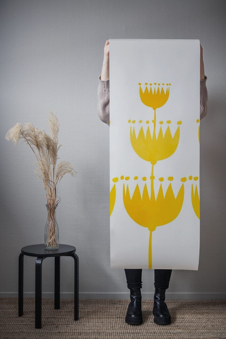 Sunflower Vibes wallpaper roll