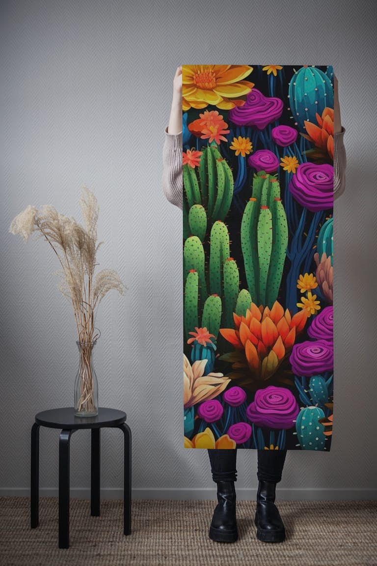 Cacti Carnival #3 wallpaper roll