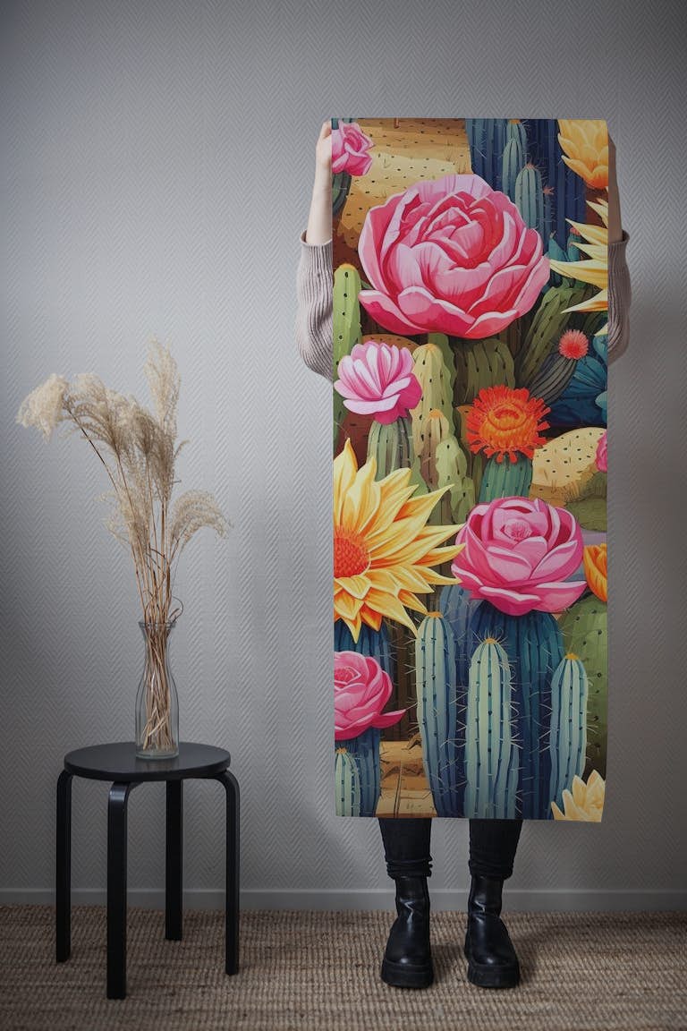 Cacti Carnival #1 wallpaper roll