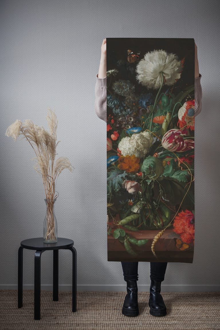 Flower Bouquet Painting ταπετσαρία roll