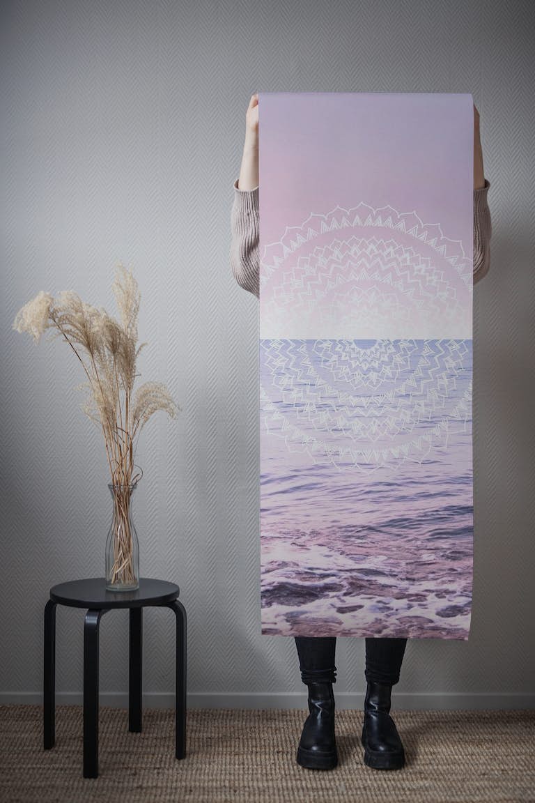 Blissful Ocean Dream Mandala 1 wallpaper roll
