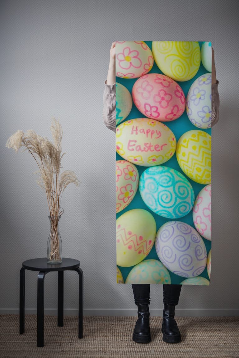Easter Eggs wallpaper roll