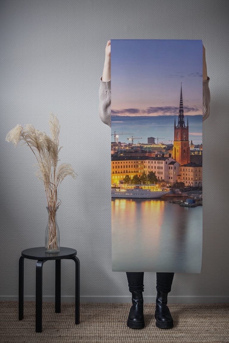 Stockholm panorama papiers peint roll