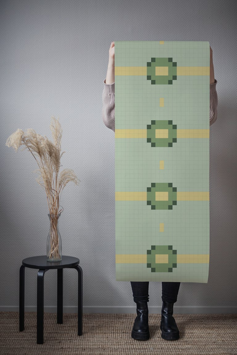 Soothing Squares Design . Autumn wallpaper roll