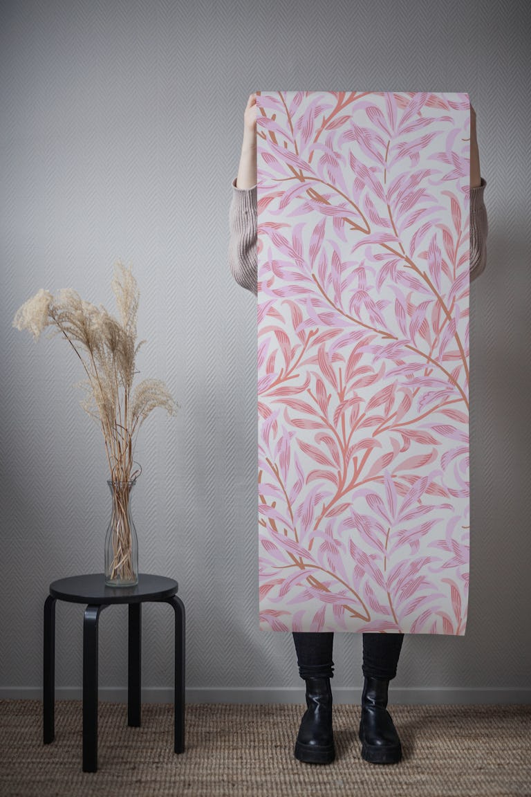 Victorian Willow Boughs 10 pink wallpaper roll