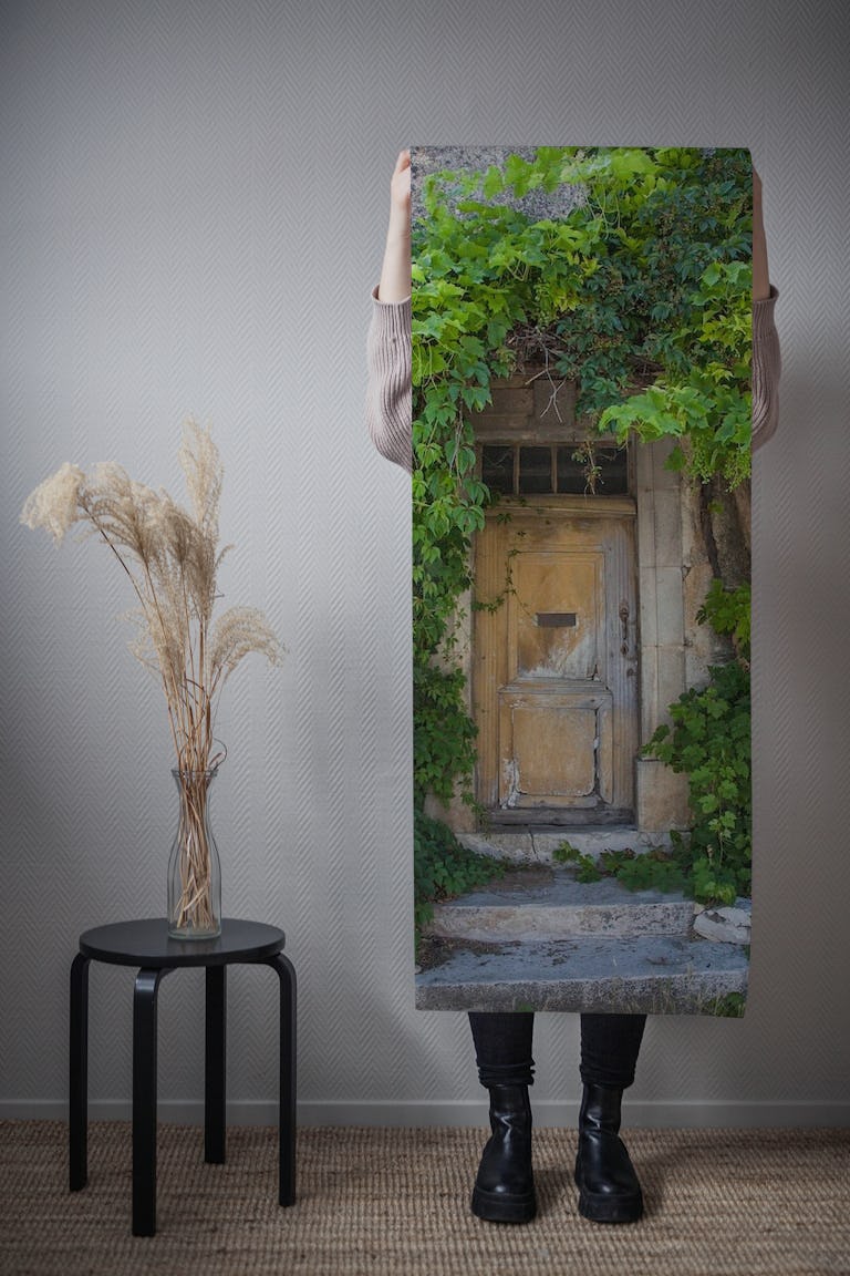 Vintage Provence Door wallpaper roll