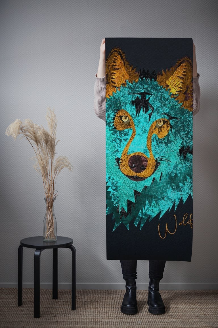 Wolf wallpaper roll