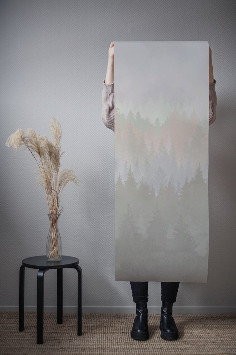Forest Scan wallpaper roll