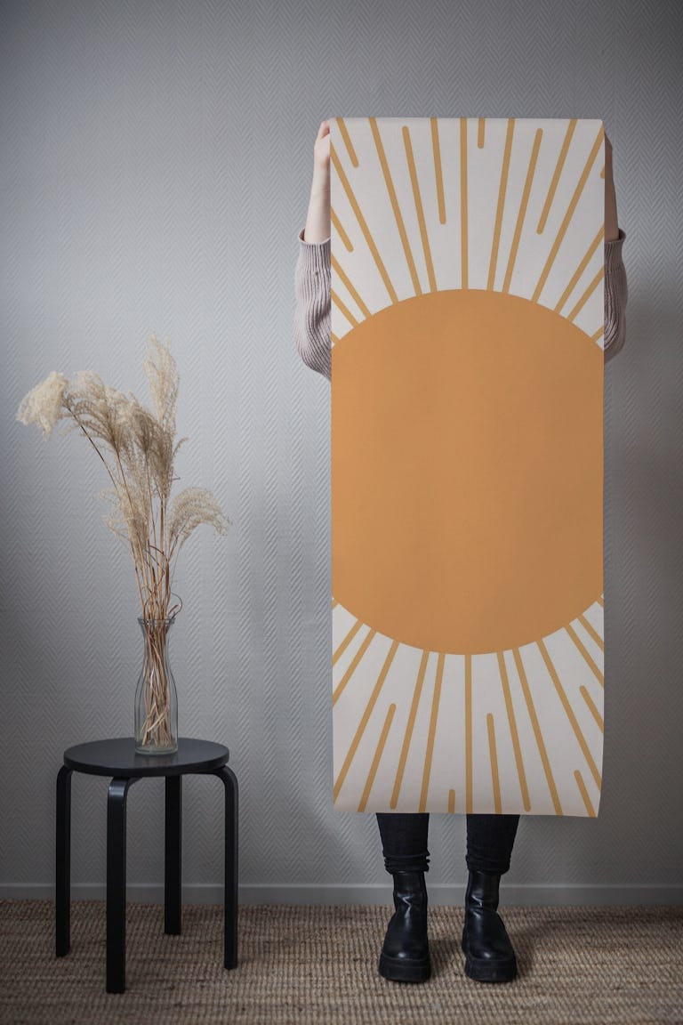 Cheerful Sun wallpaper roll