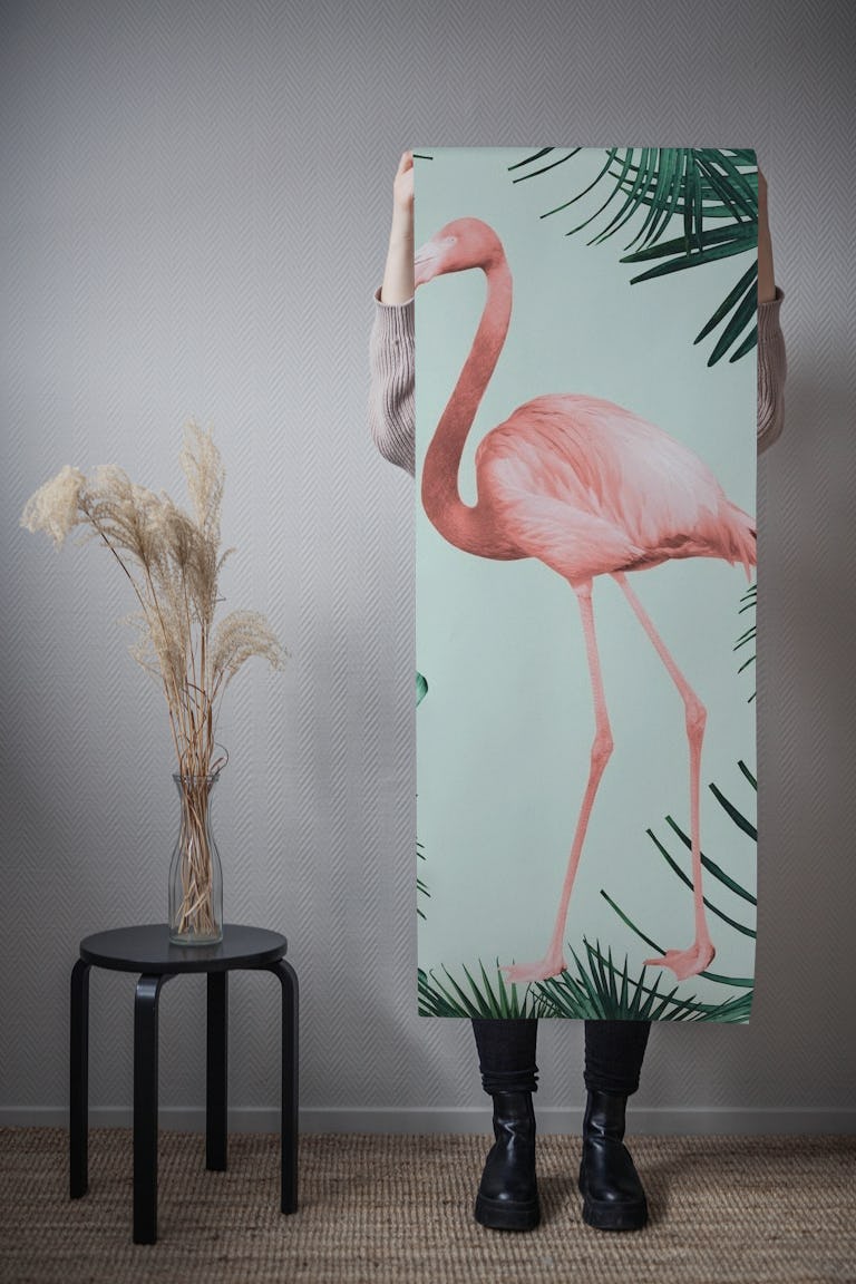 Flamingo in the Jungle 1 tapet roll