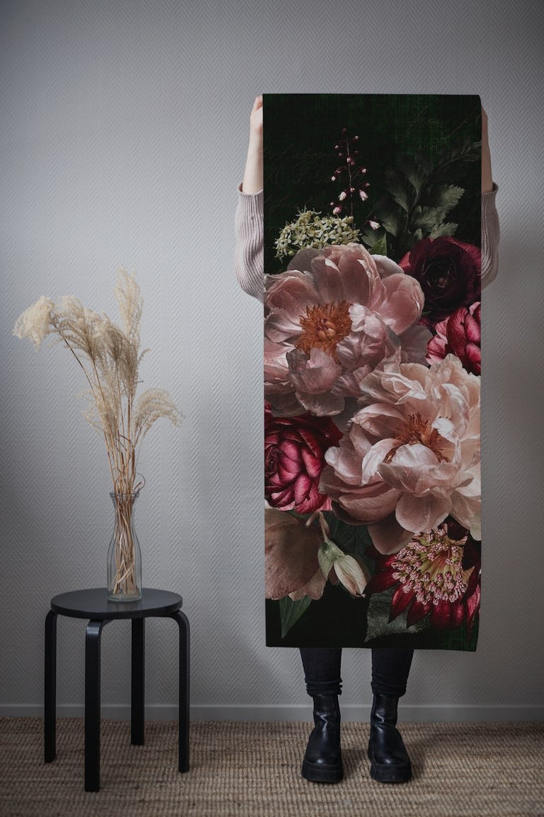 Vintage Floral Bouquet 1 wallpaper roll