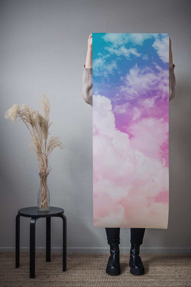 Pastel clouds VIII wallpaper roll