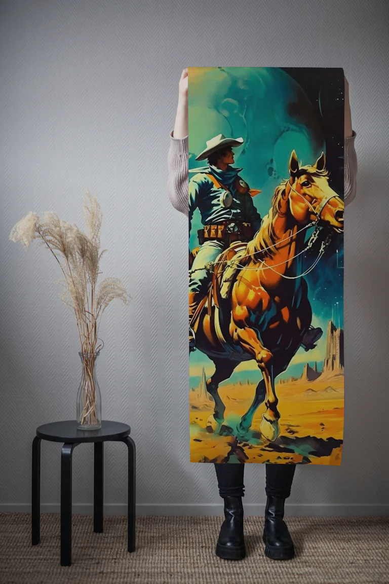 The Space Cowboy wallpaper - Free shipping | Happywall