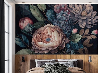 Moody Baroque Large Flowers