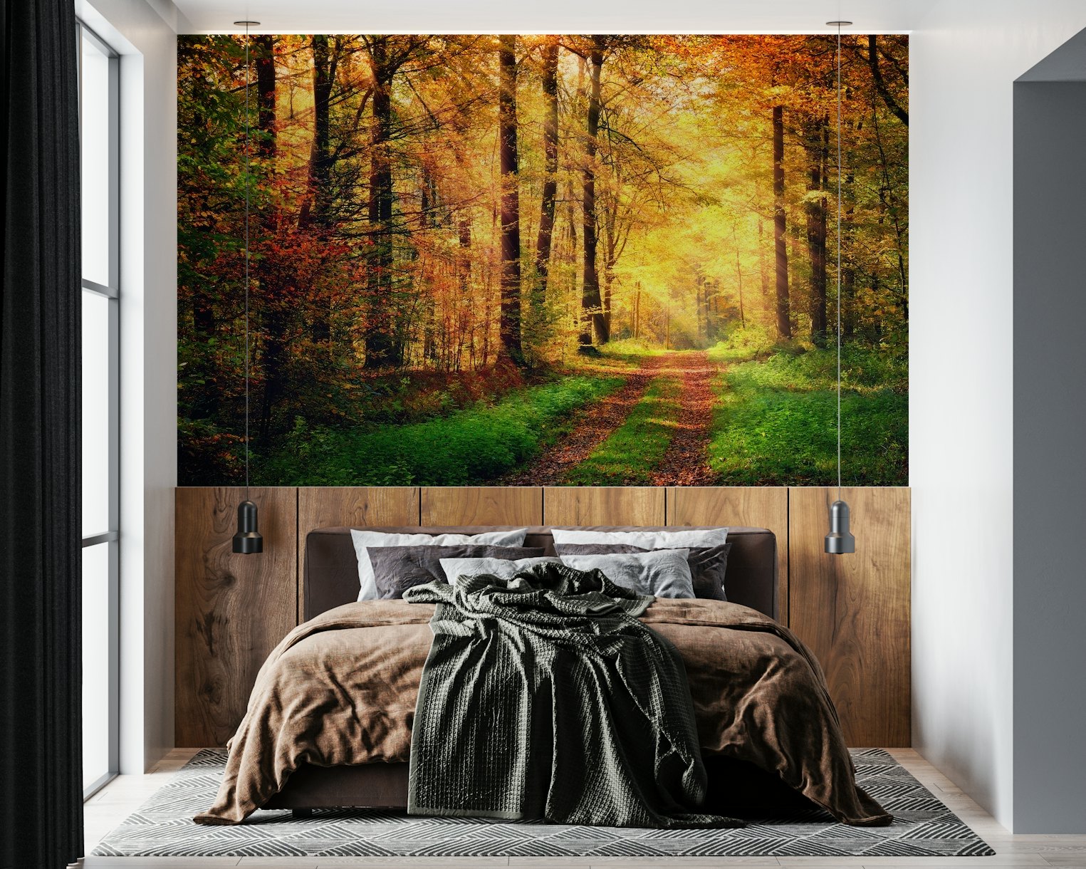 Autumn forest 2 wallpaper