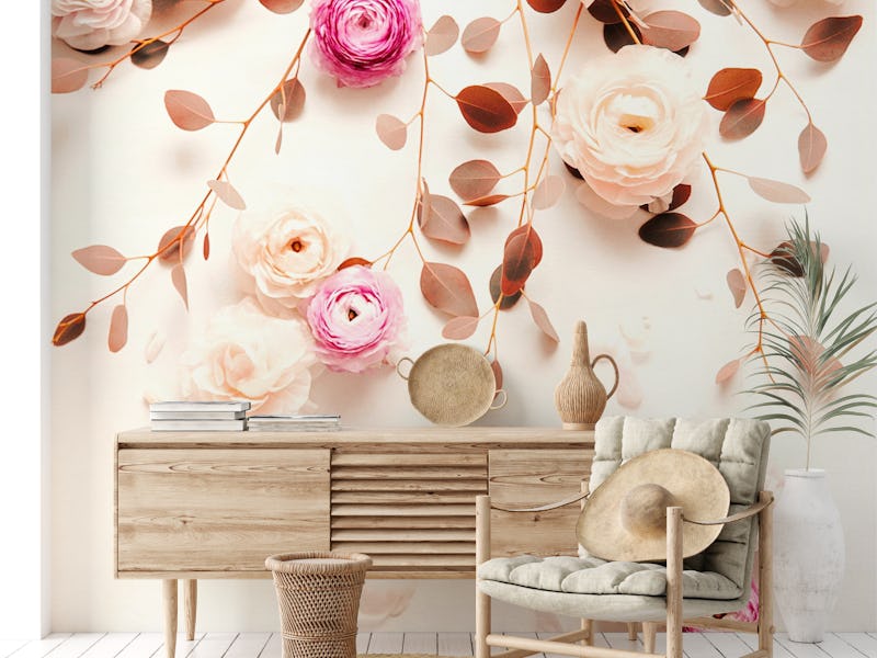 Flower Wall Creme 2 by MS