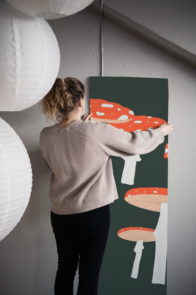 Mushrooms Artprink papiers peint roll