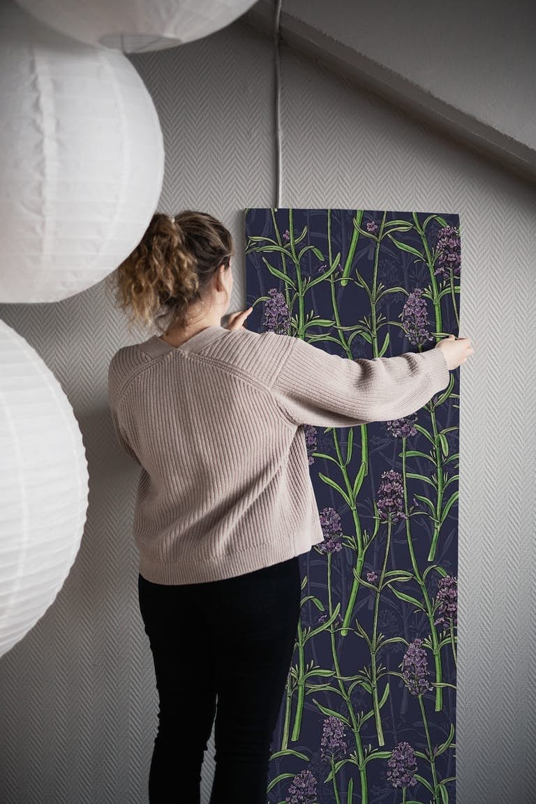 Lavender 1 wallpaper roll