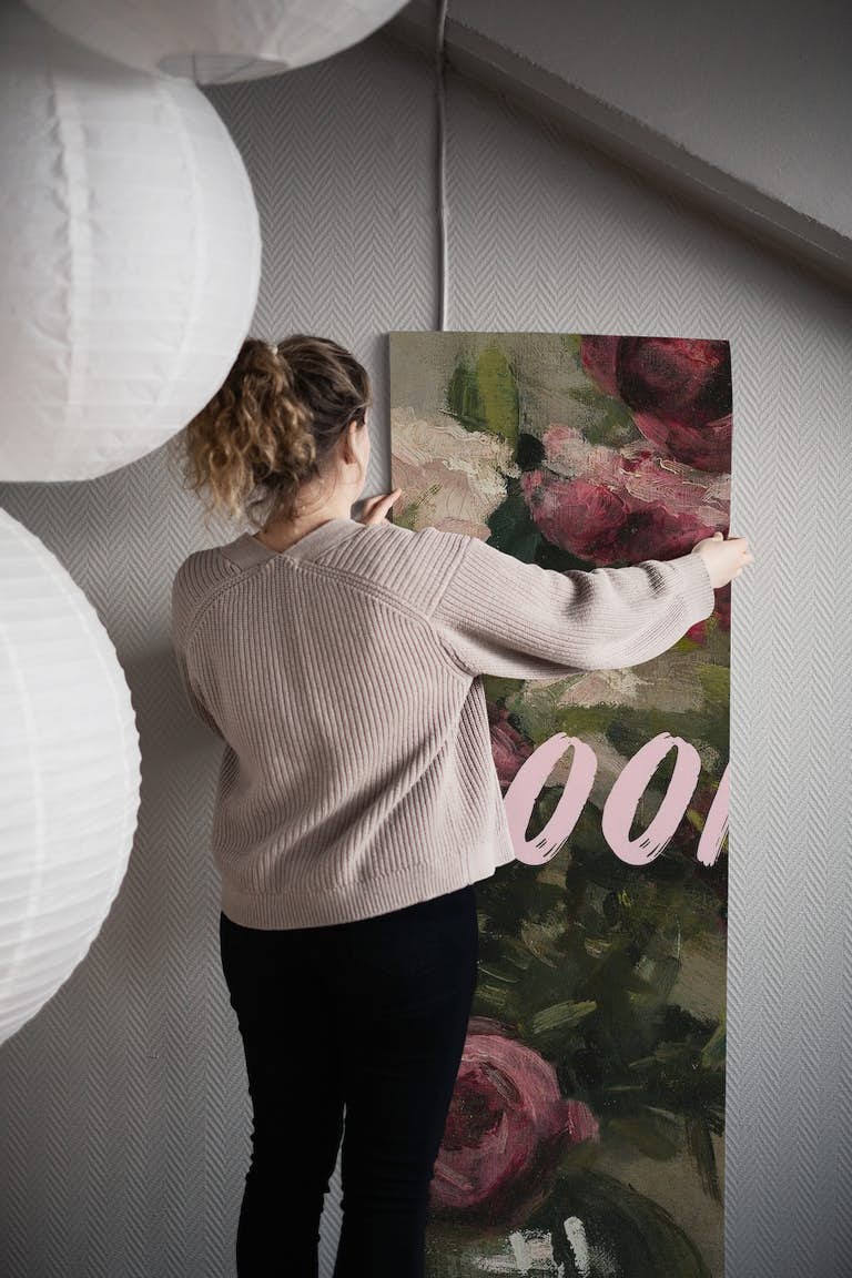 Bloom Floral Painting behang roll