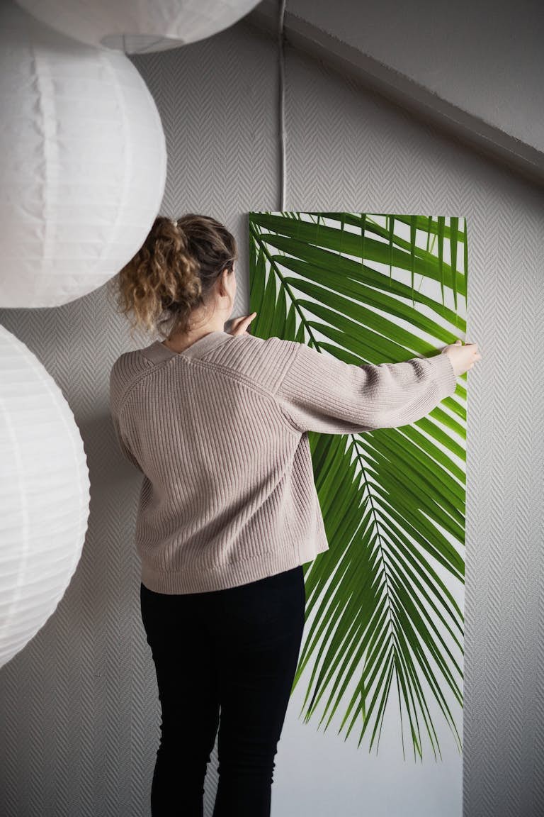 Palm Leaves Green Vibes 10 behang roll